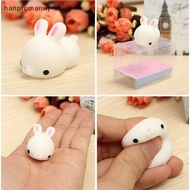 hanpromanwj Mochi Cute Bunny Rabbit Squishy Squeeze Healing Stress Reliever Toy Gift Decor  Nice