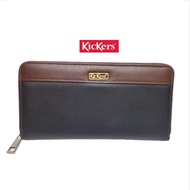 KICKERS Leather Zipper Long Wallet