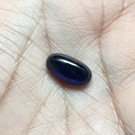 Genuine Sapphire 4 Carats Back Premium Beautiful Shape Smooth Texture Color If You Are Not Satisfied