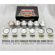 Nippon Forged Piston Toyota Supra 2JZ-GTE 86.5MM CR 9:1 Piston Kits
