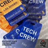 Luggage Tag / Bag Tag / Keychain - EXCLUSIVELY ONLY FOR SIA / SQ Tech Crew (ORIGINAL SELLER)