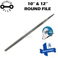 ROUND FILE VIIALA FINLAND 10'' 12'' KIKIR BESI BULAT MADE IN FINLAND FOR CHAINSAW