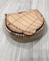 馬蹄型駒縫零錢包 類LV零錢包 地圖紋