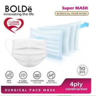 Masker surgical 4ply 50 pcs Bolde