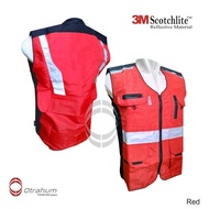 Rompi Parasut Hijau-Safety Vest ( Security,Lapangan. Proyek) Jumbo