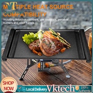 【Fast Delivery】19.3 X 9.1inches Cast Iron Griddle Rectangular Pancake Griddle with Flat Surface for