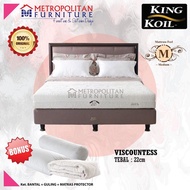 Springbed King Koil Viscountess Full Set Kasur Spring Bed Matras Acn