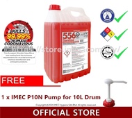 IMEC 556 Sanitise Surface Cleaner Sanitizer and Disinfectant EN 14476 Halal 2 x 10L