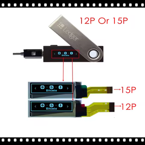 0.91" Inch OLED Display Blue 128X32 Dots Module SSD1306 Chip 12P/15P Serial SPI Port 12Pin/15Pin For