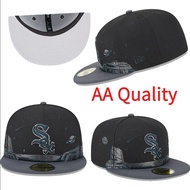 AA Quality Chicago White Sox New Era Men's Black Planetary 59FIFTY Fitted Cap New Design