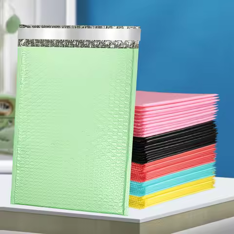 50Pcs 24x28cm Bubble Bags Blue/Green Plastic Bubble Envelopes Shockproof Padded Envelope Large Shipp