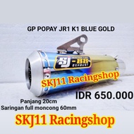 DISKON 3%!! Silincer Slincer Racing SJ88 GP POPAY Blue Gold 20cm