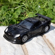 1:36 Die-cast Alloy Car Chevrolet Corvette C6R Model Car Toy Car with Pullback Function Model Toy fo