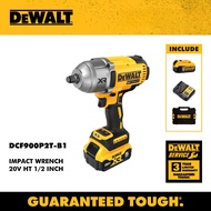 [ DEWALT ] (DCF900P2T-B1) 20V XR High Torque Impact Wrench | 1/2” (12.7mm) | 1898Nm Breakaway | Up t