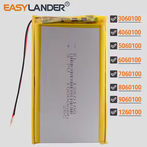 6060100 3.7V 5000mAh Lithium Li-ion Polymer Battery 3060100 4060100 5060100 7060100 8060100 9060100 