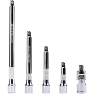 5 Pcs Extension Bar Set, 1/4" Socket Extension Set, Include 4 Pcs Extensions(2"/50mm, 3"/75mm, 4"/10