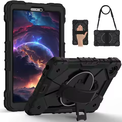Kickstand Case For Lenovo Tab One (K9) 2025 8.7 inch Model TB305FU 360 Rotating Heavy Duty Cover Wit