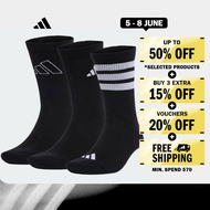 adidas Lifestyle Logo Socks 3 Pairs Unisex Black JI6315