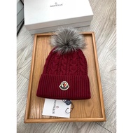 CHANEL666 Gray Classic CC Embroidered Knitted Hat