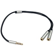 Mediatech Kabel Splitter Audio - Microphone Jack 3.5mm / Headphone Splitter Audio - Mic (64975)