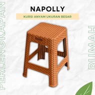 Bangku Napolly Anyam - Kursi Bakso Napolly Anyam - BANGKU Napoli Plastik