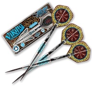 Shot Darts Steel Tip Viking Drakkar (23g/25g/27g) - 90% Tungsten Barrels, Rear Balanced with Secure 