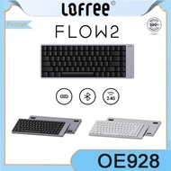 Lofree FLOW2 OE928 low-profile mechanical keyboard Wireless Bluetooth notebook office silent aluminu