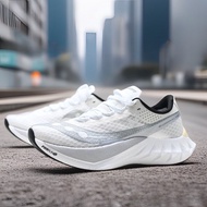 Saucony ENDORPHIN PRO 4 White Men's Shoes with Cushioning, Shock Absorption, and Breathability BOKQ