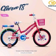 [BARU] SEPEDA CTB WIMCYCLE CLARA UKURAN 18 SEPEDA KOTA ANAK PEREMPUAN KERANJANG