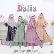 TERBARU/ GAMIS PESTA ANAK DRESS BROKAT PEREMPUAN DALIA BAJU MUSLIM