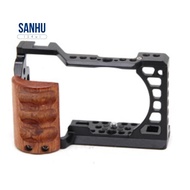 A6400 / A6300 / A6100 / A6000 Wood Handle Metal Camera Cage Stabilizer Rig Replacement