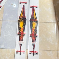 MERAH Yamaha jupiter Mx 2009 rear body Striping sticker red Original YGP 1S7-F174G-D0 1S7-F174H-D0