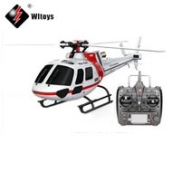 WLtoys XK K123 Mini Simulator AS350 Helicopter RTF 2.4G 6CH 3D 6G Modes Brushless Motor RC Quadcopte