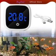 [MagiDeal] Aquarium Thermometer Celsius/ Fahrenheit USB Rechargeable Touch Screen Fish Tank Accessor