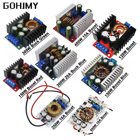 DC-DC 120W / 150W / 250W / 9A 300W / 300W 20A / 400W 15A / 600W 10A Boost Converter Step Down Buck