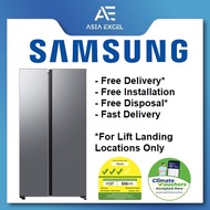 SAMSUNG RS70F65Q3TSS / RS70F65Q3FSS 655L BESPOKE AI SIDE BY SIDE REFRIGERATOR AI ENERGY MODE