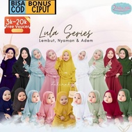 Zalira Kids Gamis Anak Perempuan Syari Set Jilbab / Gamis Bayi Born S