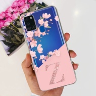 เคส A21s Samsung Galaxy แบบ SM-A217F มีตัวอักษรที่มีสไตล์ฝาหลังเคสโทรศัพท์ซิลิโคนใสสำหรับ Samsung A2