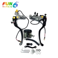 FUNTIMES MASTER PUMP BRAKE UNIVERSAL P19 BRAKE MASTERPUMP BRAKE CLUTCH LEFT RIGHT WITH TANK Y15 Y16 