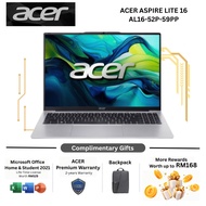 ACER Aspire Lite 16 AL16-52P-59PP 16" WUXGA Laptop Steel Grey i5-1334U 16GB 512GB SSD Intel W11 HS