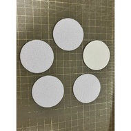 Khm Code 839 Felt Fabric With Circle Cut Sticker (Double-Sided Tape On The Back) Size 4.5 Cm. Quanti