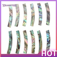 【Yinahiut001】12Pcs Guitar Soundhole Rosette  Abalone Shell Inlay Curved Strips Guitar Sound Hole Inl