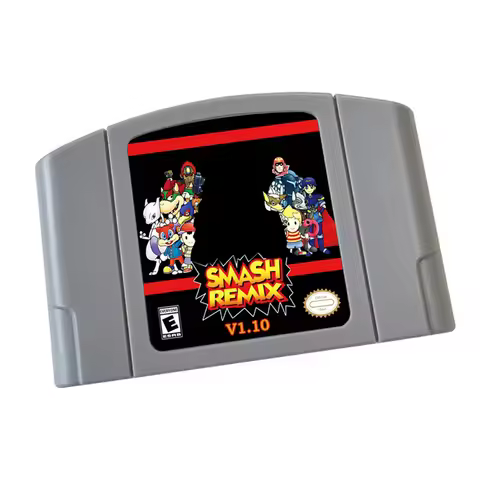N64 Game Card Cartridge Console US Version-smashremix_v1.10_Y