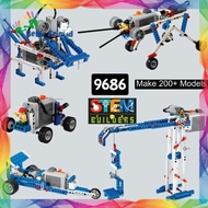 396PCS Robotics Building Kit - 200-in-1 STEM Projects (Lego 9686 Compatible) | Educational Coding To