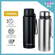 PREMIUM+ 1000ml (1.0L) Large Capacity Stainless Steel Vacuum Thermos Flask Bottle Termos Air Panas 保