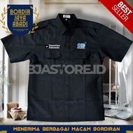 K2 KEMEJA Danantara Indonesia Shirt Latest Black K2Sucofindo