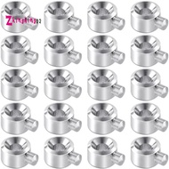 20pcs Crimp Beads for Jewelry Making, Silver Spacer Beads Metal Bead Plug Crimp Pendant for Bracelet