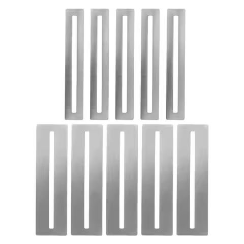 10Pcs Guitar Fretboard Guards Metal Fingerboard Protector for Accurate Fret Polishing Fret Removal N