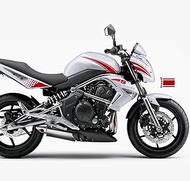 Sticker Compatible with Kawasaki ER-6N (2009-2011) Fairing Motorcycle Tank DX-SX Set Sticker Motorcy
