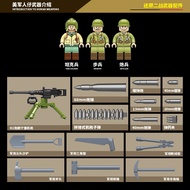 Full Crown American Military Tank100102M7B1 Priest Style Self-Artillery Puzzle Small Particle Assemb